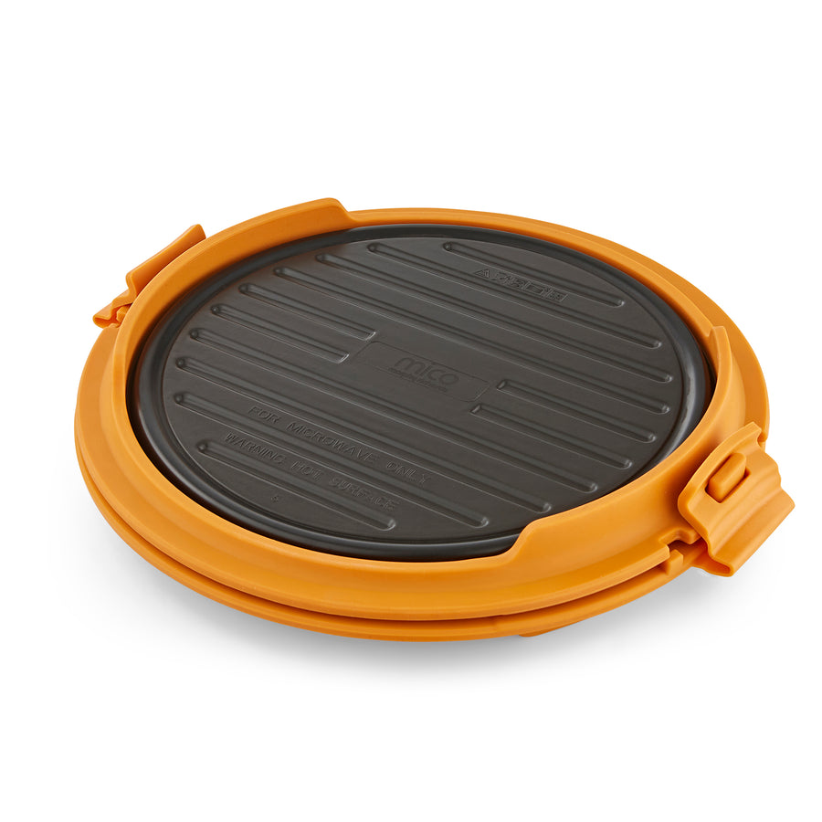 Microwave Round Grill in orange 