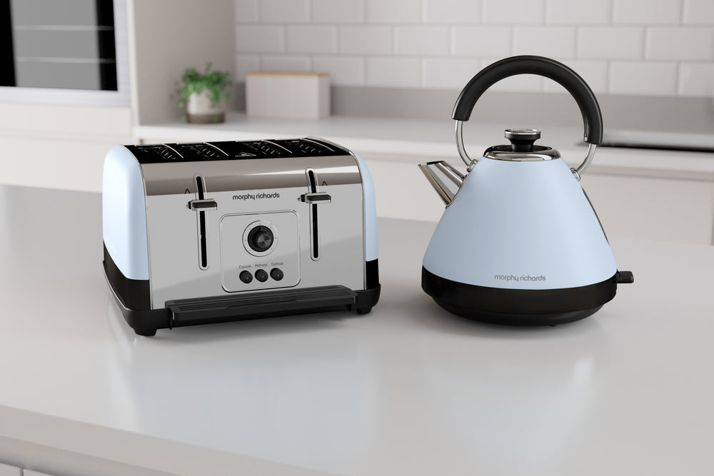 Duck Egg Blue Kettle and Toaster set 